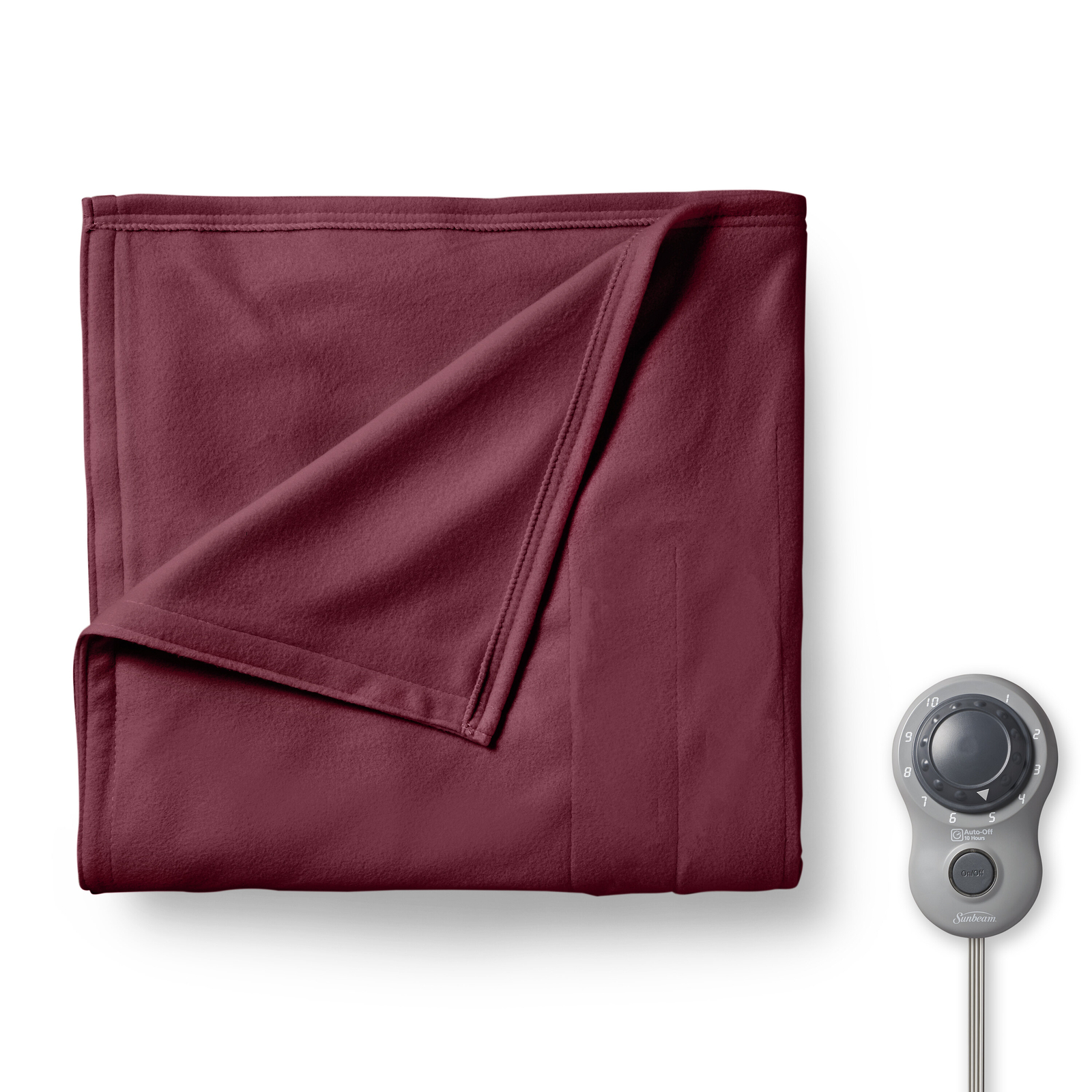 Sunbeam Royal Ultra Cabernet Heated Blanket 10 Heat Settings