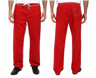 red true religion sweatpants