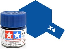 Tamiya #81504 X-4 Blue Mini 1/3 ounce Free Shipping