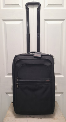 TUMI Alpha 21 Inch international Laptop Carry On Luggage. Style 22016D4. Good.