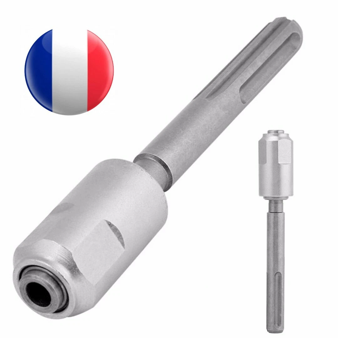 Adaptateur SDS-Max Vers SDS-Plus Pour Perceuse Bosch – En Acier, Couleur Noir, Neuf