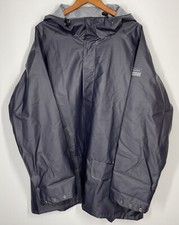 HELLY Hansen Men  s Work Wear Mandal Hooded WATERPROOF Jacket 2XL 590 NAVY 70129