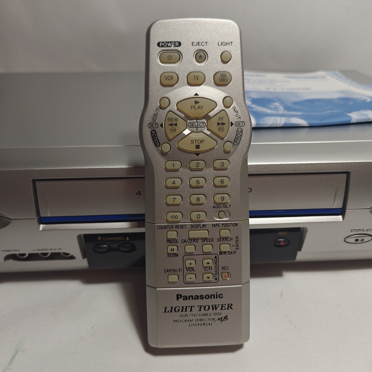 Panasonic PV-V4623S Blue Line 4-Head Hi-Fi Stereo VHS VCR