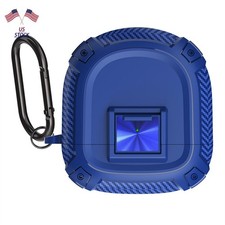 Blue Shockproof Case Cover w/ Clip For Bose QuietComfort Earbuds II/Ultra