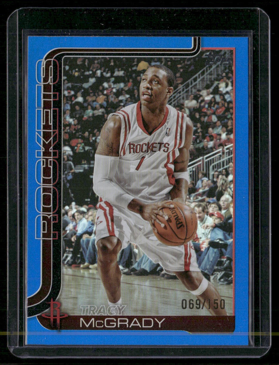 2025-26 Topps #263 Tracy McGrady Blue Holo Foil #/150