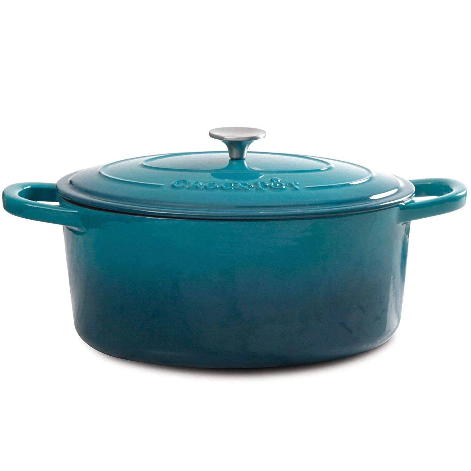 7 Quart Teal Ombre Enameled Cast Iron Dutch Oven Perfect For Slow Cooking
Opens in a new window or t