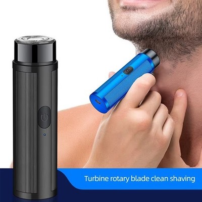 Herren Mini Elektrorasierer Wiederaufladbar Tragbar Rasierer Kompakt Reise Pflege T