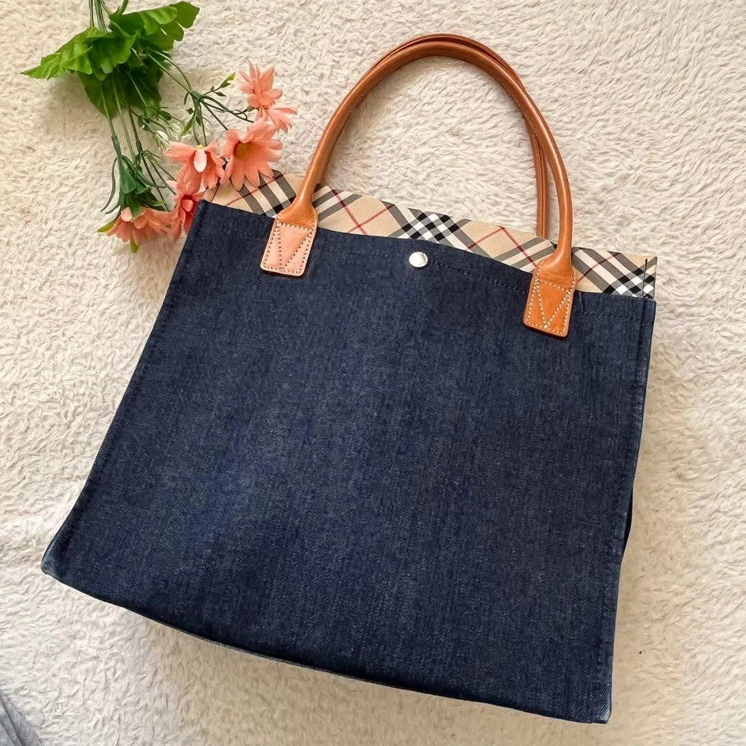 Burberry Denim Exterior Bags & Handbags for Women for sale | eBay