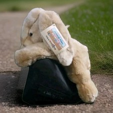 Vintage 2001 Animal Alley Toys R Us 14" Weighted Bunny Rabbit Stuffed Plush NWT