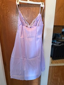 Lise Charmel Nighty Lavender silk elastane lace size XL Swarovski crystal NWT