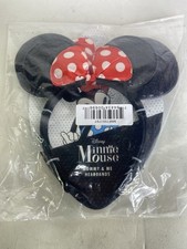 Disney Minnie Mouse Mommy  Me Headbands Pack of 2 Black with Red Polka Dot Bow