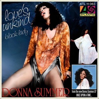 7'' DONNA SUMMER Love's Unkind GIORGIO MORODER Black Lady ATLANTIC 1977 like NEW!