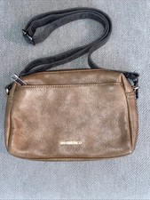 Westbronco Brown Vegan Leather Crossbody Bag With Strap