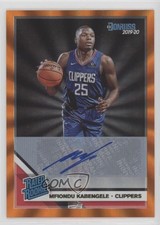 2019 Panini Donruss Holo Orange Laser Signatures Mfiondu Kabengele #225 Auto 0v0
