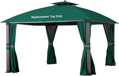 Forest Green 10X12 Replacement Top for Eagle Brooke Gazebo Models A1010076