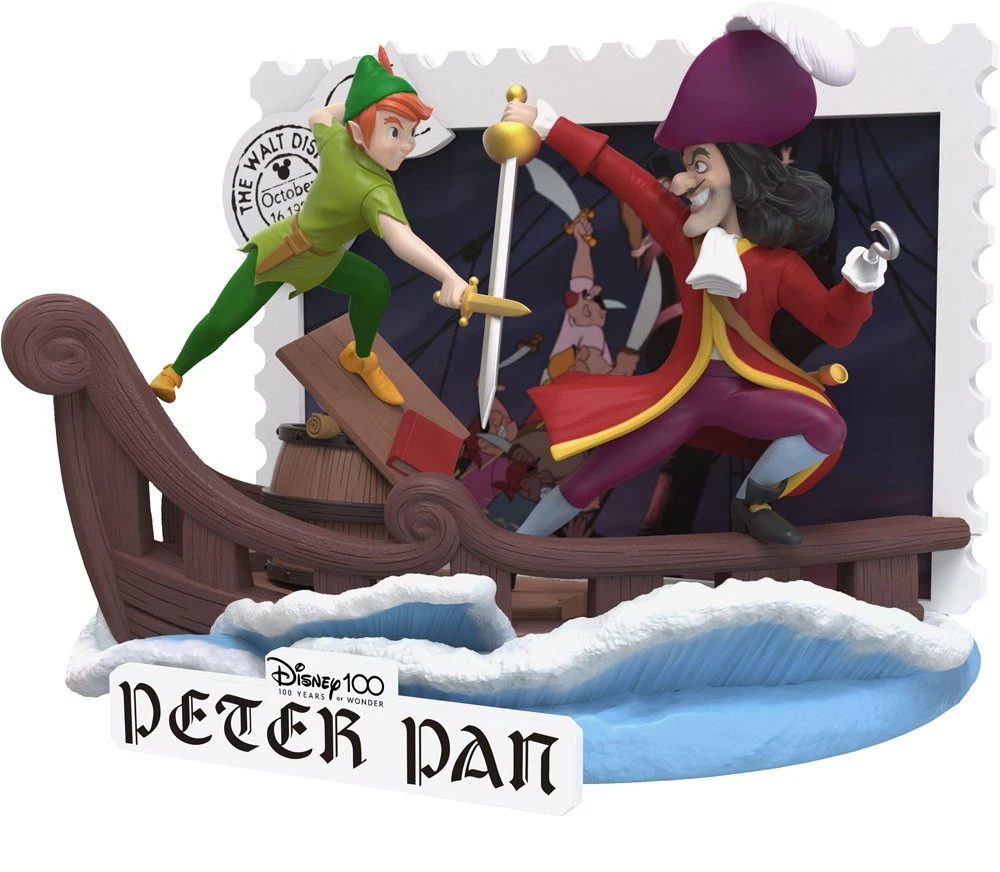 Disney 100th Anniversary D-Stage PVC Diorama Peter Pan 12 Cm Beast Kingdom Toys