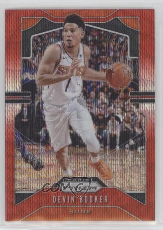 2019-20 Panini Prizm Ruby Wave Prizm Devin Booker #67 0xk0