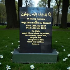 Adult Grave Marker, Headstones. Large Plaques. Personalised For You, Memorials