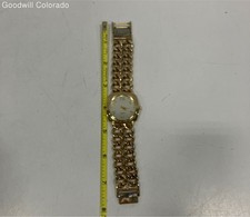 Chico's Costume Large Link Chain Watch Quartz Stainless Steel Back Japan
