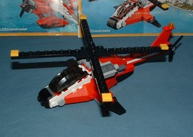 CREATOR, AIR BLAZER SET 31057 (3 IN 1) - LEGO - 2017 - USED W/ MANUAL