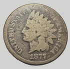 1877 Indian Head Cent 508 king of the Indian head cents