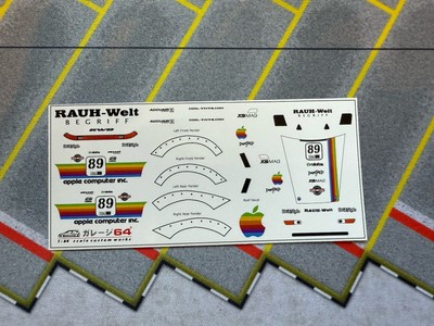 Sakura Model Decal set Hot Wheels Porsche 993 GT2 - RWB Apple NO CAR!  1:64