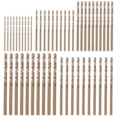 50 Stücke Drill Force Werkzeug M35  Bohrer Satz, Hss-Co Bohrer Satz 1-3 Mm,8613