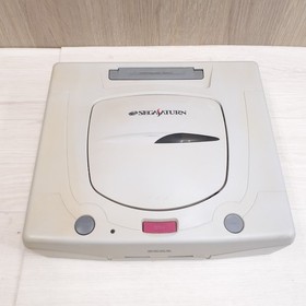 SEGA SATURN Console with Twin stick, Virtua Gun & 5 games tested working