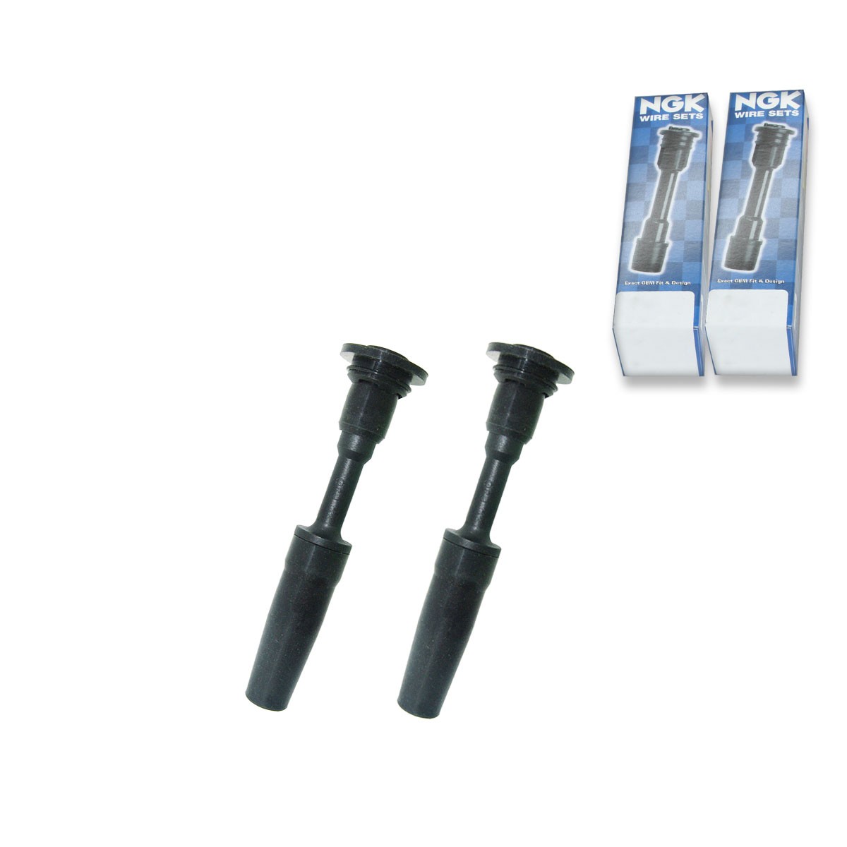 2 pc NGK 58995 CPB-N017 Ignition Coil Boots for SPP77E 702440 671-6252 gx