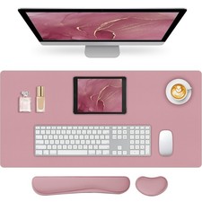Mouse Pad and Keyboard Wrist Rest, 3-in-1 Large Keyboard and Mouse Pad Set, E...