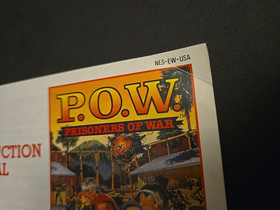 Nintendo NES Instruction Manual P.O.W. Prisoners of War