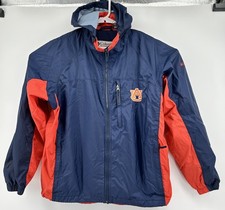 Columbia Sportswear Auburn Tigers Full Zip My long Jacket Blue Orange Medium