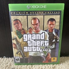 Grand Theft Auto 5 V Premium Edition Xbox One with Manual And Map
