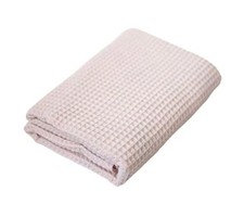 Soft  Cozy Baby Waffle Blanket 43x40in Nursery Blankets for Boys Light Pink
