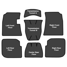 Sound Deadener For 1959-1960 Pontiac Bonneville Die Cut Eva Complete 7pc Sound Deadener For 1959-1960 Pontiac Bonneville Die Cut Eva Complete 7pc