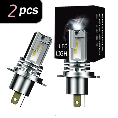 6500K Combo 2PC H4 9003 LED Headlight Kit Bulbs High Low Beam Super White