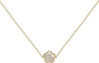 Jacques Lemans - Kette Blume Sterlingsilber Vergoldet Mit Perlmutt/Zirkonia