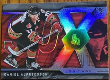 2007-08 SPx Daniel Alfredsson #77 Ottawa Senators