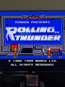 Nintendo NES Game Lot - Rolling Thunder - Robocop - Bad Dudes - Rad Racer