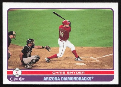 2009 O-Pee-Chee Chris Snyder #89 Arizona Diamondbacks