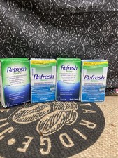 4PACK Refresh Tears Lubricant Eye Drops For Dry Eyes, 0.5 Fl Oz EXP 03 /2027 