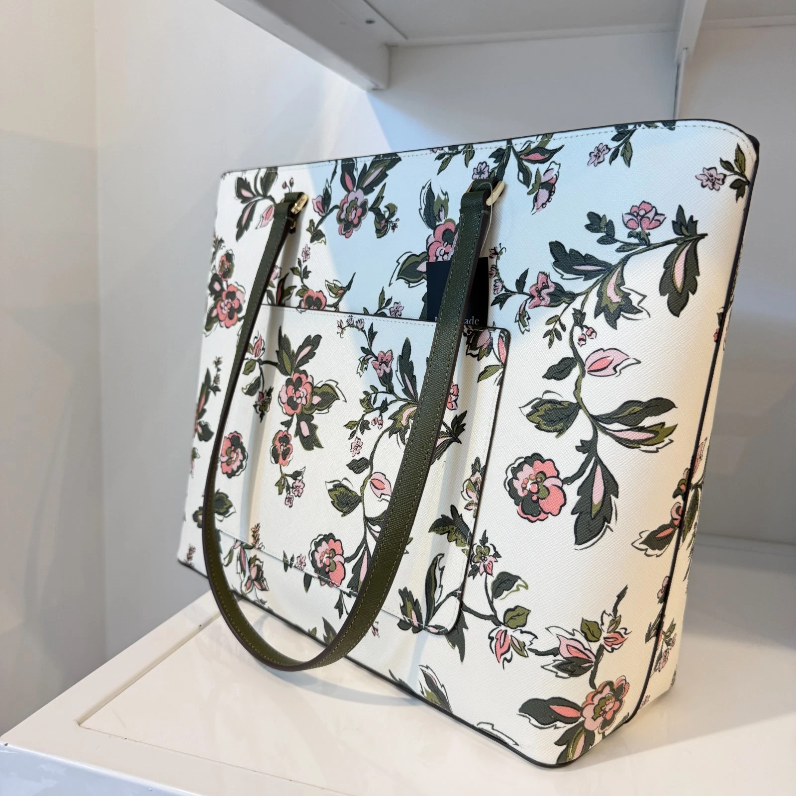 Borsa grande Kate Spade perfetta floreale KL942 multi meringa