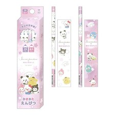 Sanrio x Mochimochi Panda 2B Red Pencils Dozen 