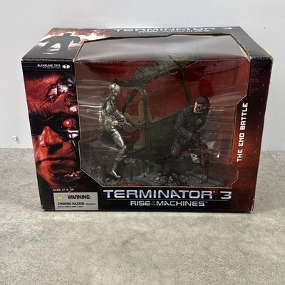McFarlane Terminator 3 End Battle Deluxe Box Set T-850 vs Endoskeleton NIB 2003