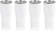 30 OZ Stainless Steel Vacuum Insulated Tumbler - 4 Pack Sublimation Blanks