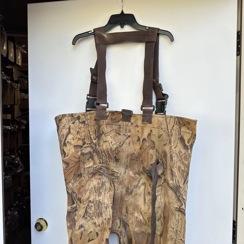 RedHead Bone-Dry Thinsulate Chest Waders Mens 10 Realtree Camo Steel Shank Boots - Image 3 of 4