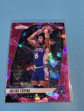 Julius Erving Philadelphia 76ers Basketball Prizms Ice Excellent