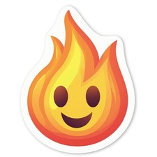 Aufkleber Sticker "Süßes Feuer" (DW052808)