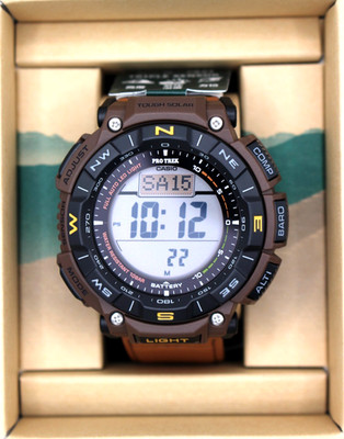 CASIO PRO TREK PRG-340L-5JF Climber Line Solar Outdoor Resin Digital Men Watch