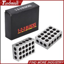 10 Matched Pair Ultra Precision 1-2-3 Blocks 23 Holes .0001" Machinist 123 Jig